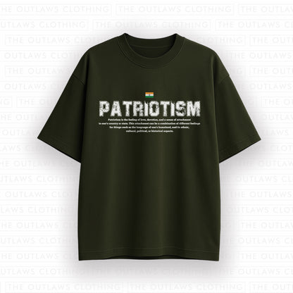 Patriotism - Premium Oversized T-shirt - 240GSM